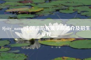 克孜勒苏柯尔克孜中国消防救援学院简介及招生章程