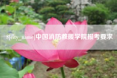 克孜勒苏柯尔克孜中国消防救援学院报考要求