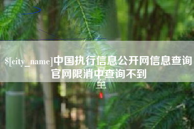 克孜勒苏柯尔克孜中国执行信息公开网信息查询官网限消中查询不到