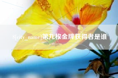 克孜勒苏柯尔克孜第九枚金牌获得者是谁