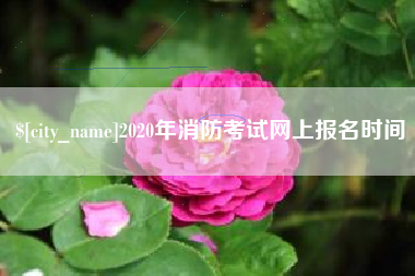克孜勒苏柯尔克孜2020年消防考试网上报名时间