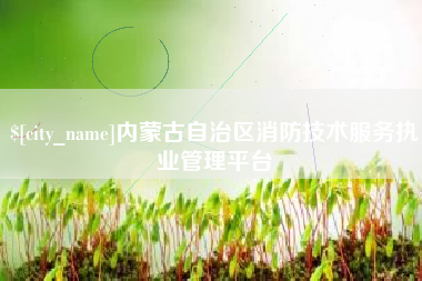克孜勒苏柯尔克孜内蒙古自治区消防技术服务执业管理平台