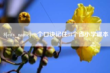 克孜勒苏柯尔克孜一个口诀记住34个省小学课本