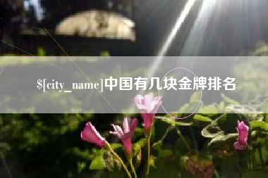 克孜勒苏柯尔克孜中国有几块金牌排名