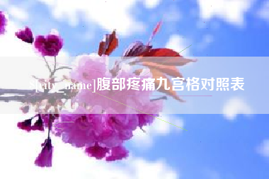 克孜勒苏柯尔克孜腹部疼痛九宫格对照表