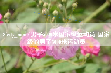 克孜勒苏柯尔克孜男子5000米国家级运动员-国家级的男子5000米运动员