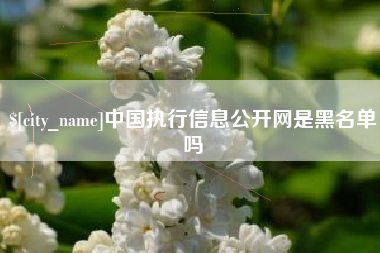 克孜勒苏柯尔克孜中国执行信息公开网是黑名单吗