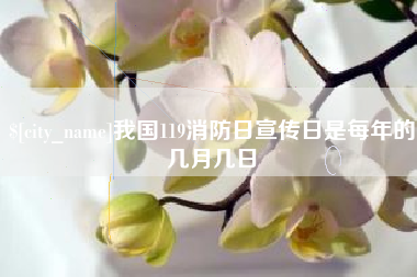 克孜勒苏柯尔克孜我国119消防日宣传日是每年的几月几日