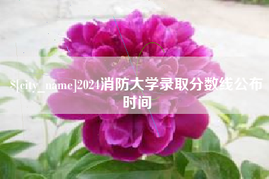 克孜勒苏柯尔克孜2024消防大学录取分数线公布时间