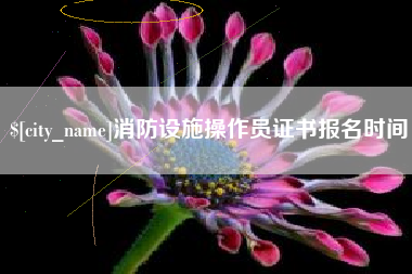 克孜勒苏柯尔克孜消防设施操作员证书报名时间