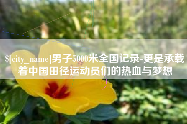 克孜勒苏柯尔克孜男子5000米全国记录-更是承载着中国田径运动员们的热血与梦想