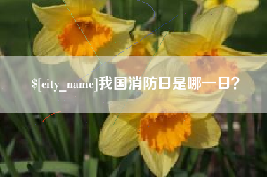 克孜勒苏柯尔克孜我国消防日是哪一日？