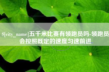 克孜勒苏柯尔克孜五千米比赛有领跑员吗-领跑员会按照既定的速度匀速前进