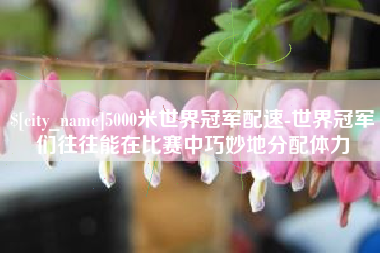 克孜勒苏柯尔克孜5000米世界冠军配速-世界冠军们往往能在比赛中巧妙地分配体力