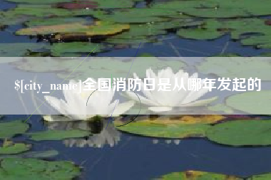 克孜勒苏柯尔克孜全国消防日是从哪年发起的