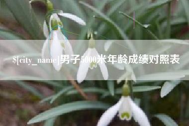 克孜勒苏柯尔克孜男子5000米年龄成绩对照表