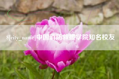 克孜勒苏柯尔克孜中国消防救援学院知名校友