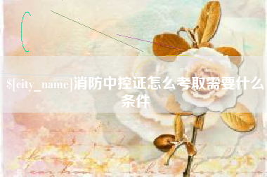 克孜勒苏柯尔克孜消防中控证怎么考取需要什么条件
