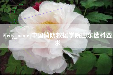 克孜勒苏柯尔克孜中国消防救援学院山东选科要求